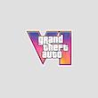 استیکر GTA VI Logo Neon Sunset
