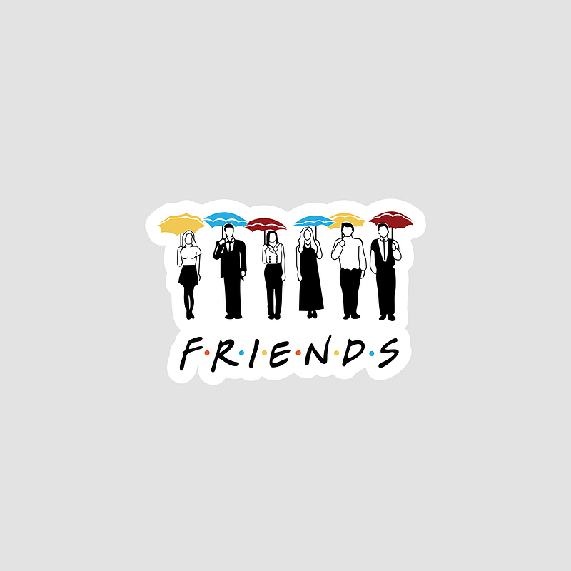 استیکر فرندز Friends شخصیت‌ها