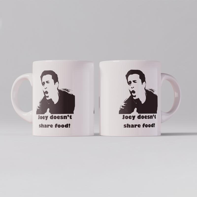 ماگ طرح جویی Joey doesn't share food کد 012