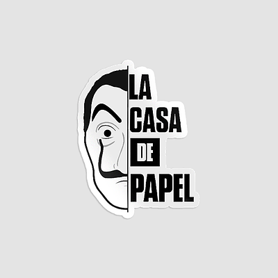 استیکر Dali LA CASA DE PAPEL