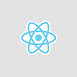 استیکر لوگوی react js