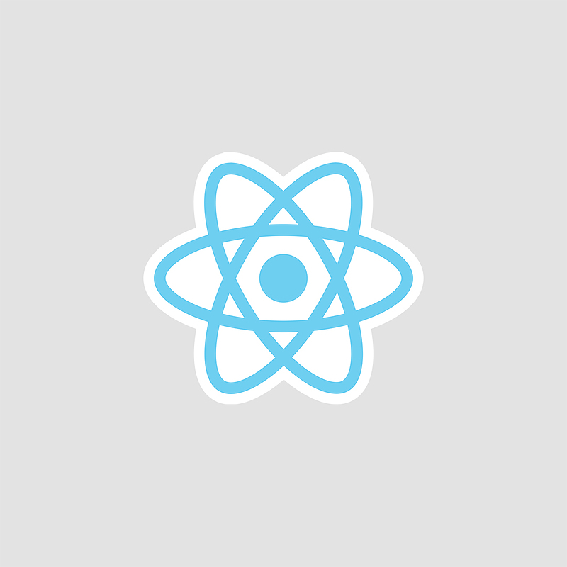 استیکر لوگوی react js