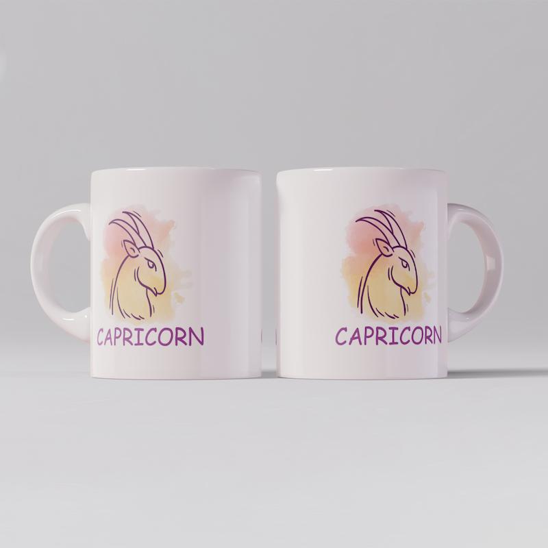 ماگ نماد ماه دی Capricorn کد 027