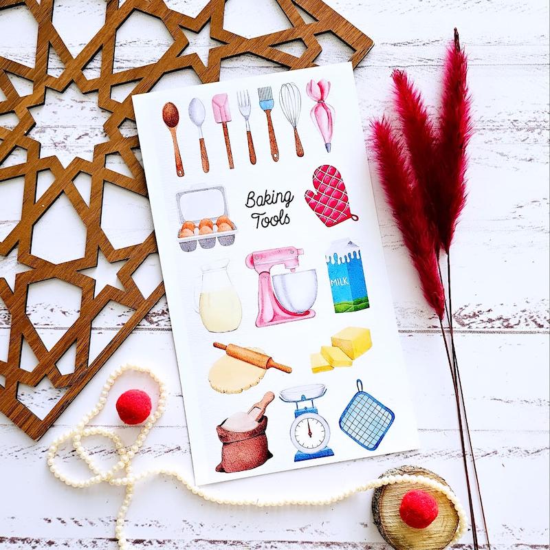 استیکر تم شیرینی پزی کد 298