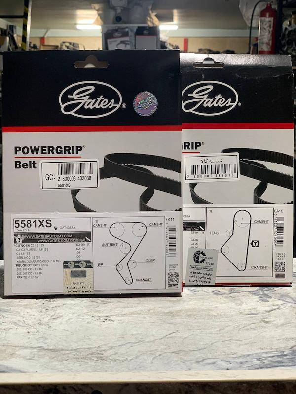 تسمه تایم پاور گریپ اروپا مناسب برای پژو 206 تیپ5و6 بالیبل گپکو