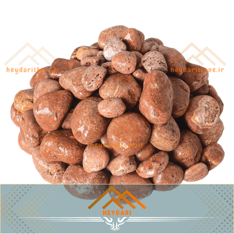 قلوه سنگ قرمز پرتقالی درجه يك صادراتی 