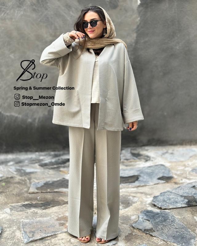 ست مانتو و شلوار _کد۳۰۳۲
