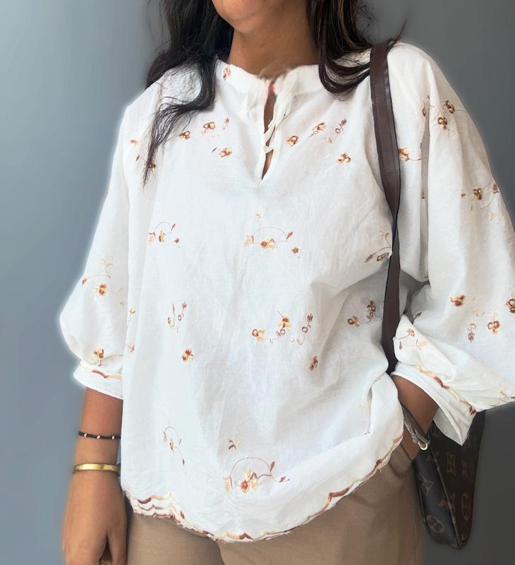 شومیز گلدوزی