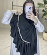 شال مزونی منگوله دار