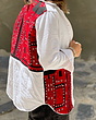 جین سفید سوزندوزی