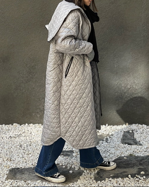 کاپشن بلند کلاهدار_کد۹۵۸