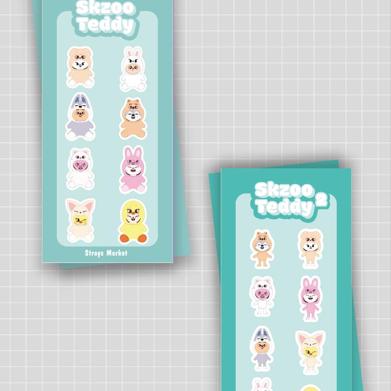 استیکر skzoo teddy