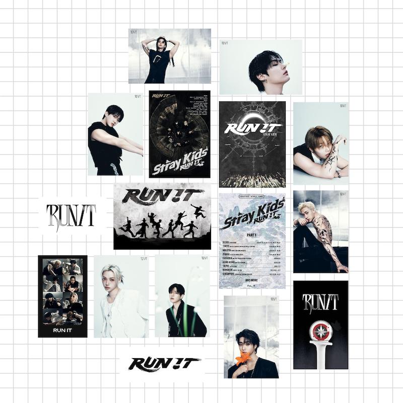 پک پوستر  RUN IT (Black)