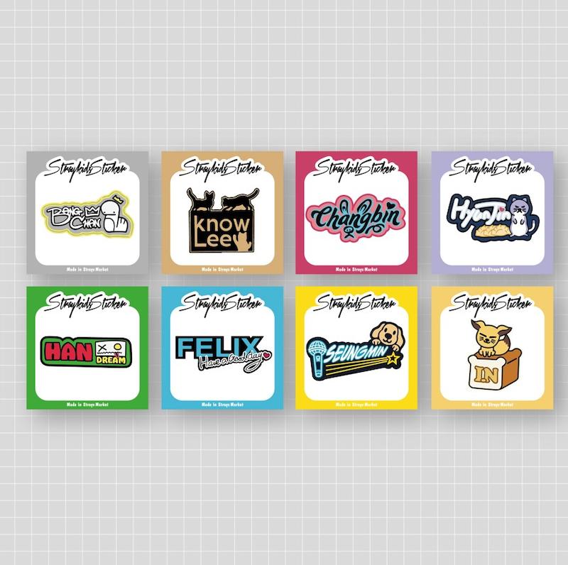 استیکر PVC اسم SKZ2