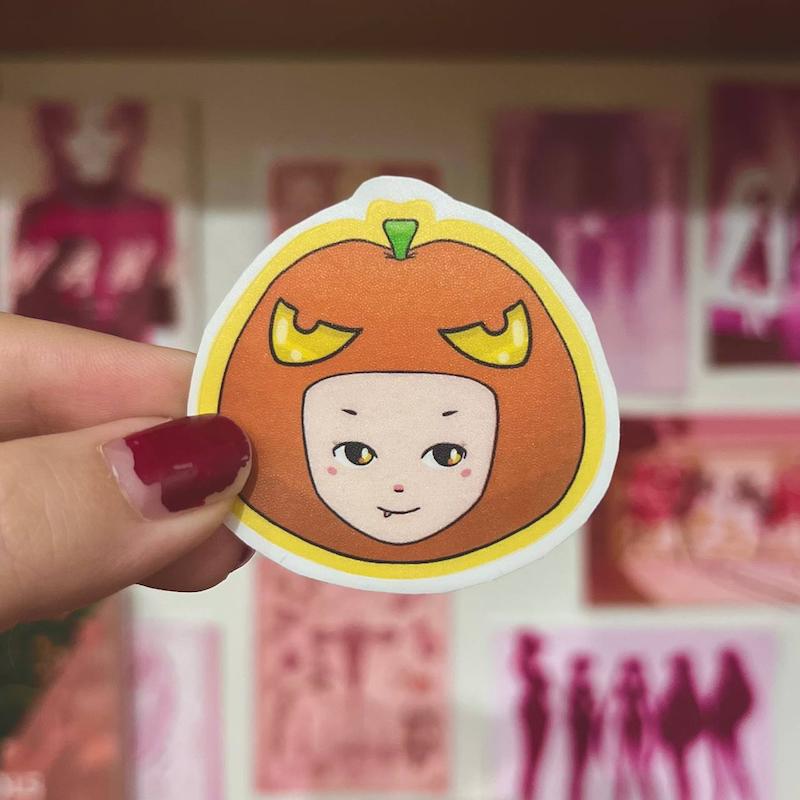 استیکر سانی انجل کدوحلوایی