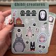 استیکر شیت جیبلی ghibli creatures 