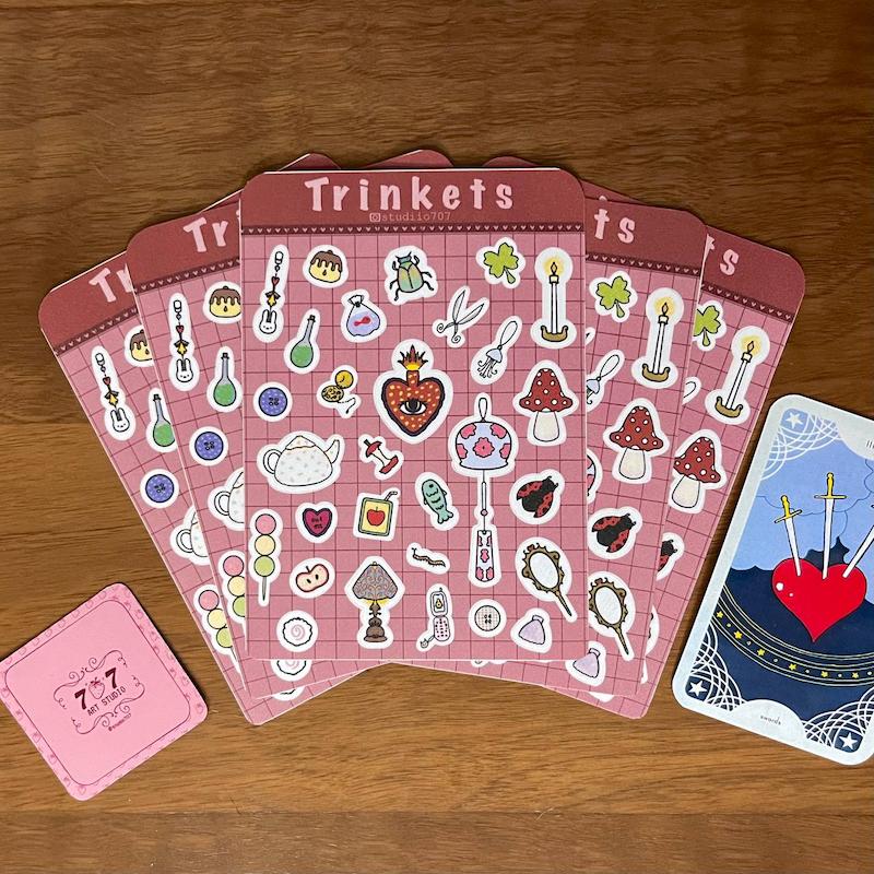 استیکر شیت trinkets
