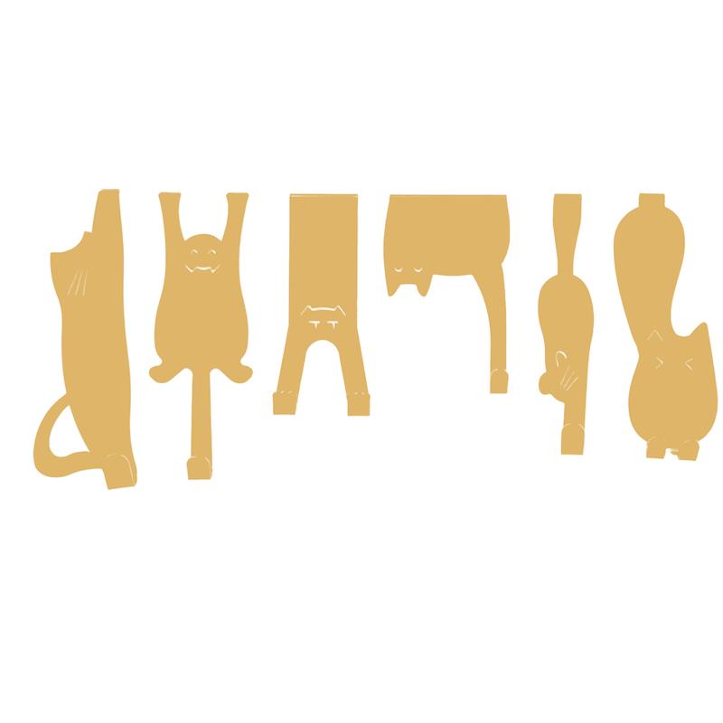 آویز لباس پشت دری گربند کرم 