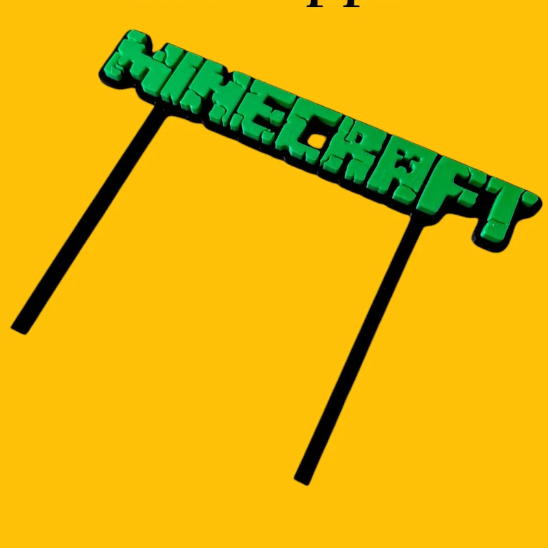 تاپر کیک تولد مدل ماینکرفت