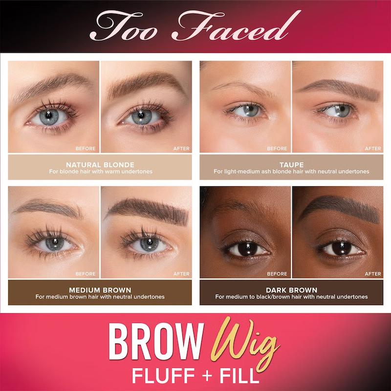 ریمل ابرو( ژل ابرو رنگ) توفیسد  مدل brow wig