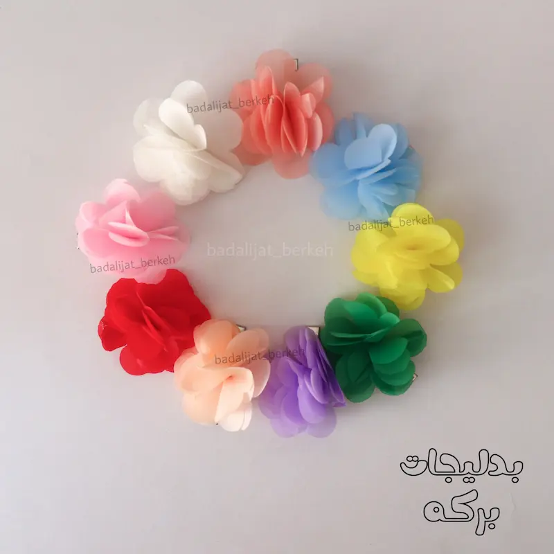 گیره مو گل . گیفت تولد . گلسر 