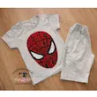 تیشرت و شلوارک طرح اسپایدرمن (مرد عنکبوتی)( آماده ارسال )