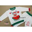 ست بلوز شلوار یلدایی اسپورت طرح گوزن کریسمس . تیشرت پسرانه