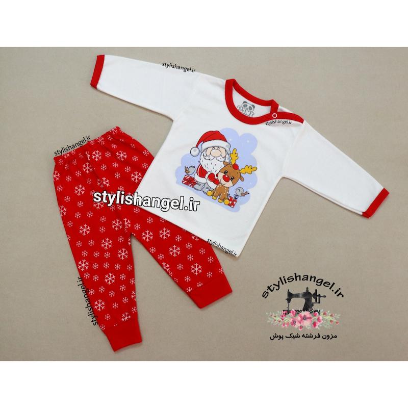 ست بلوز و شلوار کریسمس اسپورت دخترانه و پسرانه 