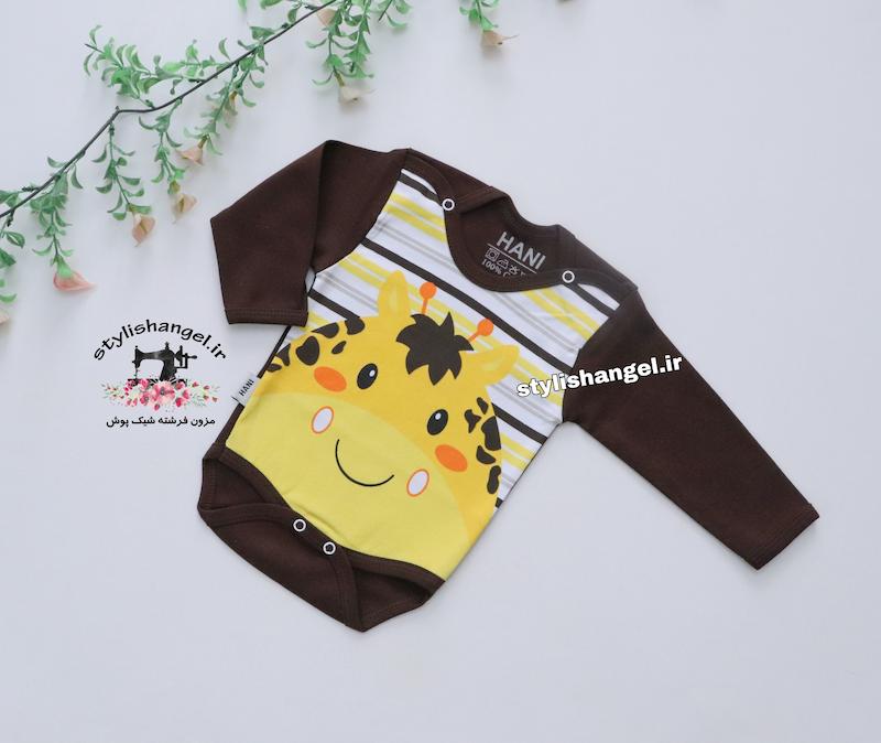 بادی نوزادی طرح زرافه ( آماده ارسال )