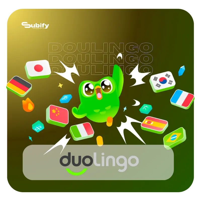 خرید اکانت Duolingo plus دولینگو پلاس تضمینی