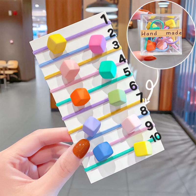 کش مو رنگی مکعب