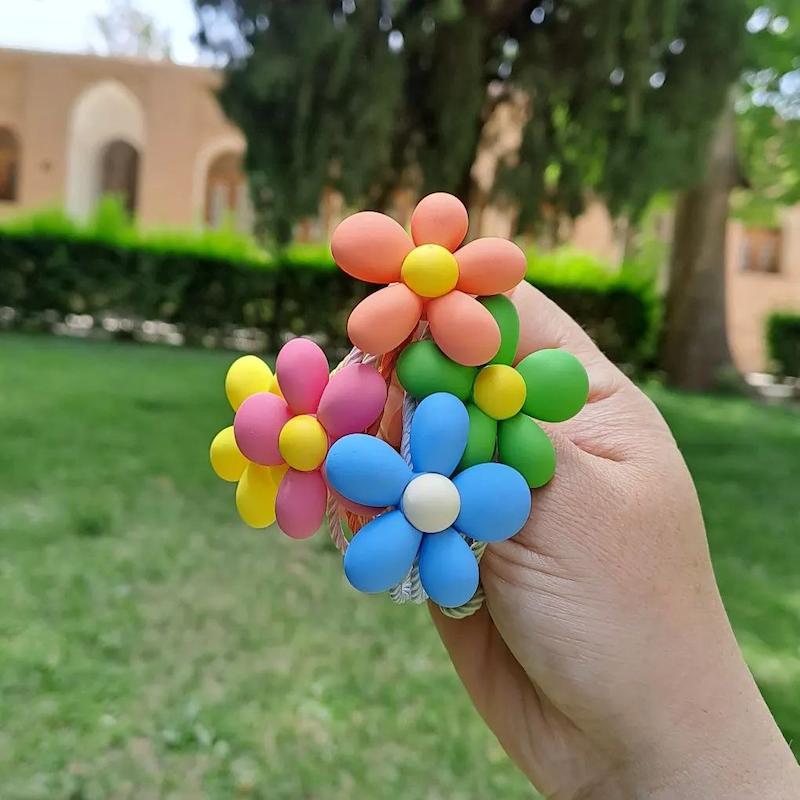 کش گرهی گل سرامیکی