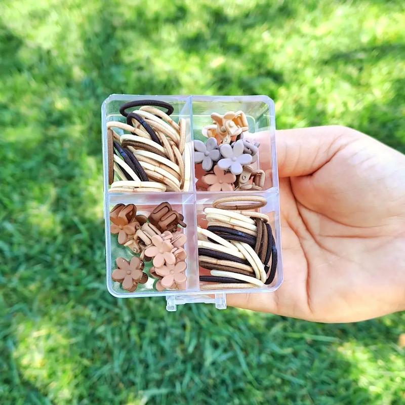 باکس کش لیزری و مینی‌کلیپس گل