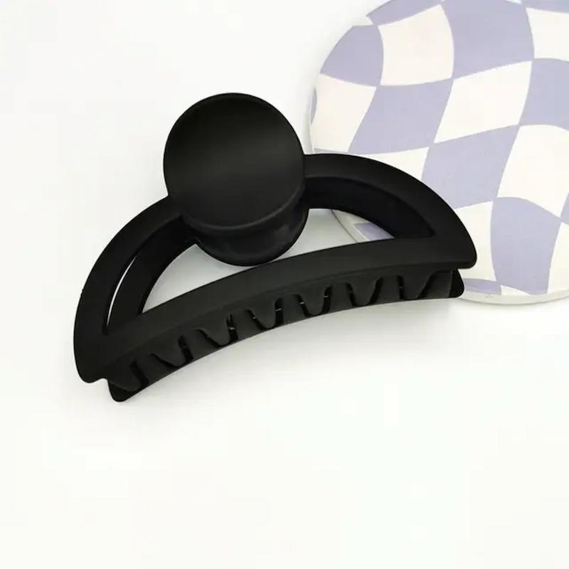 کلیپس مو نیم‌دایره مشکی