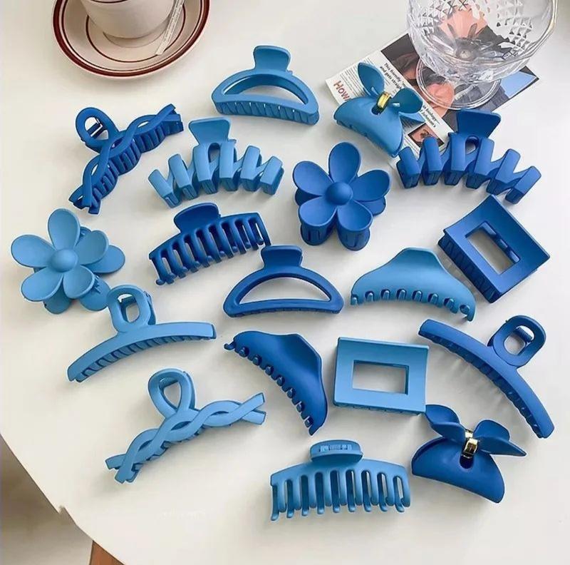 کلیپس مو آبی مات