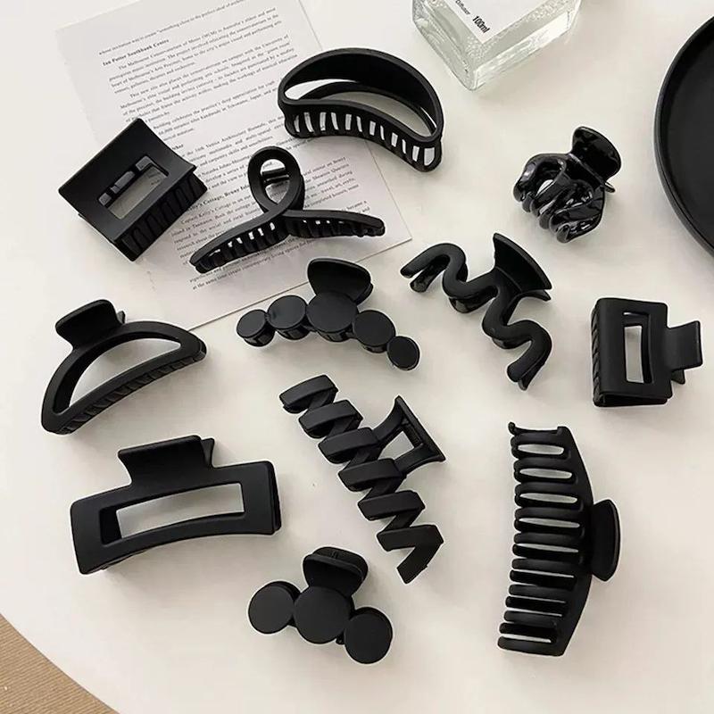 کلیپس مو مشکی مات