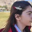 گیره مجلسی گل رز قرمز
