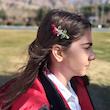 گیره مجلسی گل رز قرمز