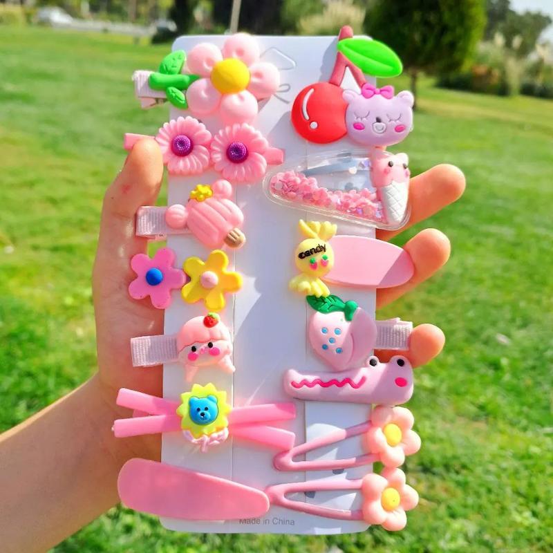 پک گیره مو صورتی گیلاس