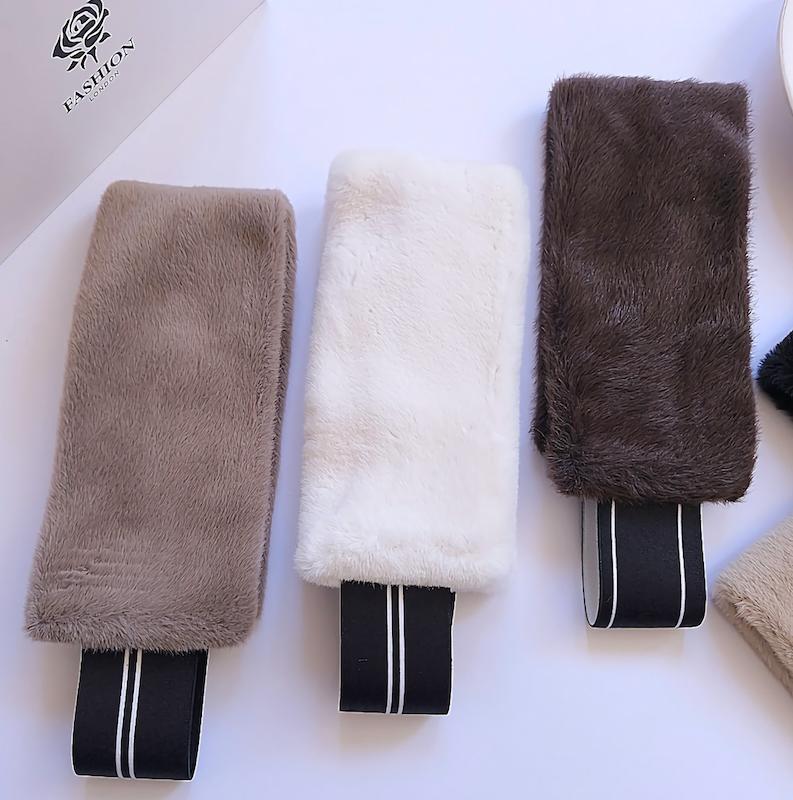 هدبند خزدار روسی زنانه در رنگهای نود