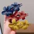 گیره مو شمعی دوگل در رنگهای پاستیلی و نود - گلسر سوما