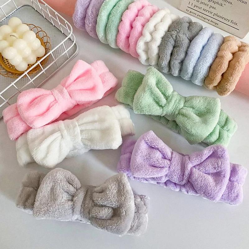 ست هدبند و مچ بند حوله ای در هشت رنگ شاد و نود - گلسر سوما