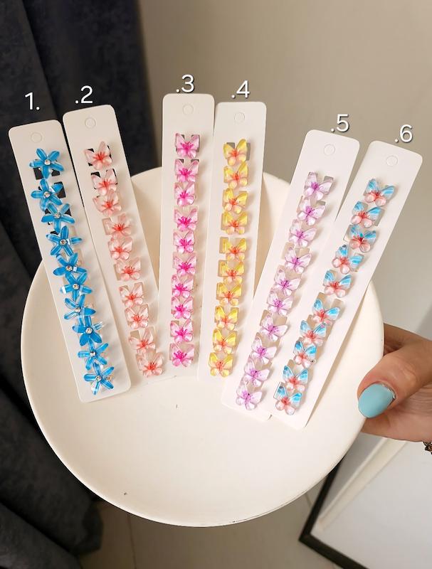 قفل مو پروانه شیشه ای