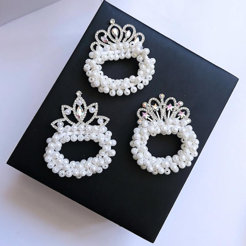 کش مو مرواریدی تاج