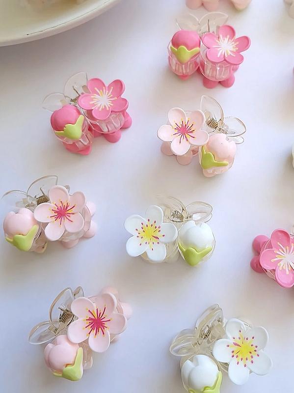 مینی‌ کلیپس شکوفه اکرولیک