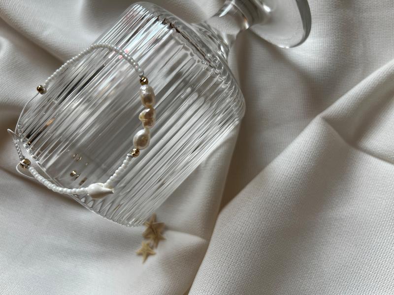 دستبند با دو عدد گوی طلا کد 1103