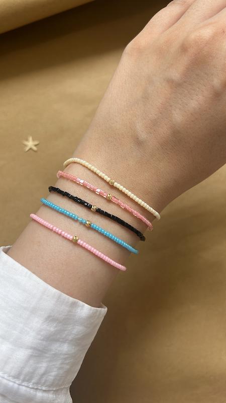 دستبند گوی طلا کد 1211-12-13-14-15