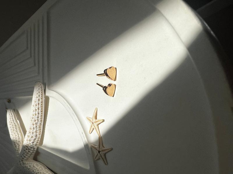 گوشواره قلب ریز کد 1340