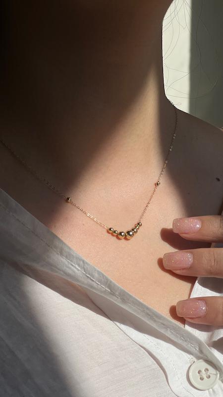 گردنبند 7 گوی 1536