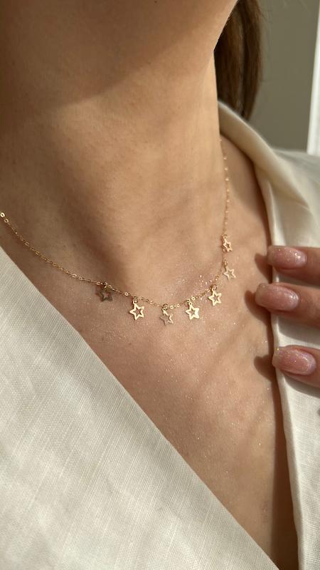 گردنبند شرابه ای ستاره 1587